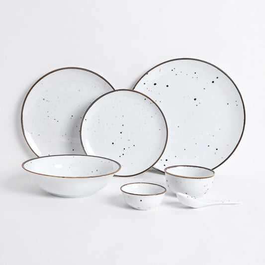 White Sapphire Dinner Set (33 Pcs)
