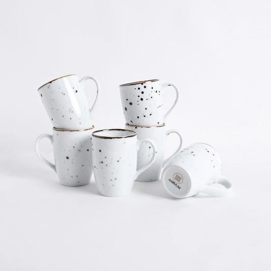 White Sapphire Mug Set (6 Pcs)