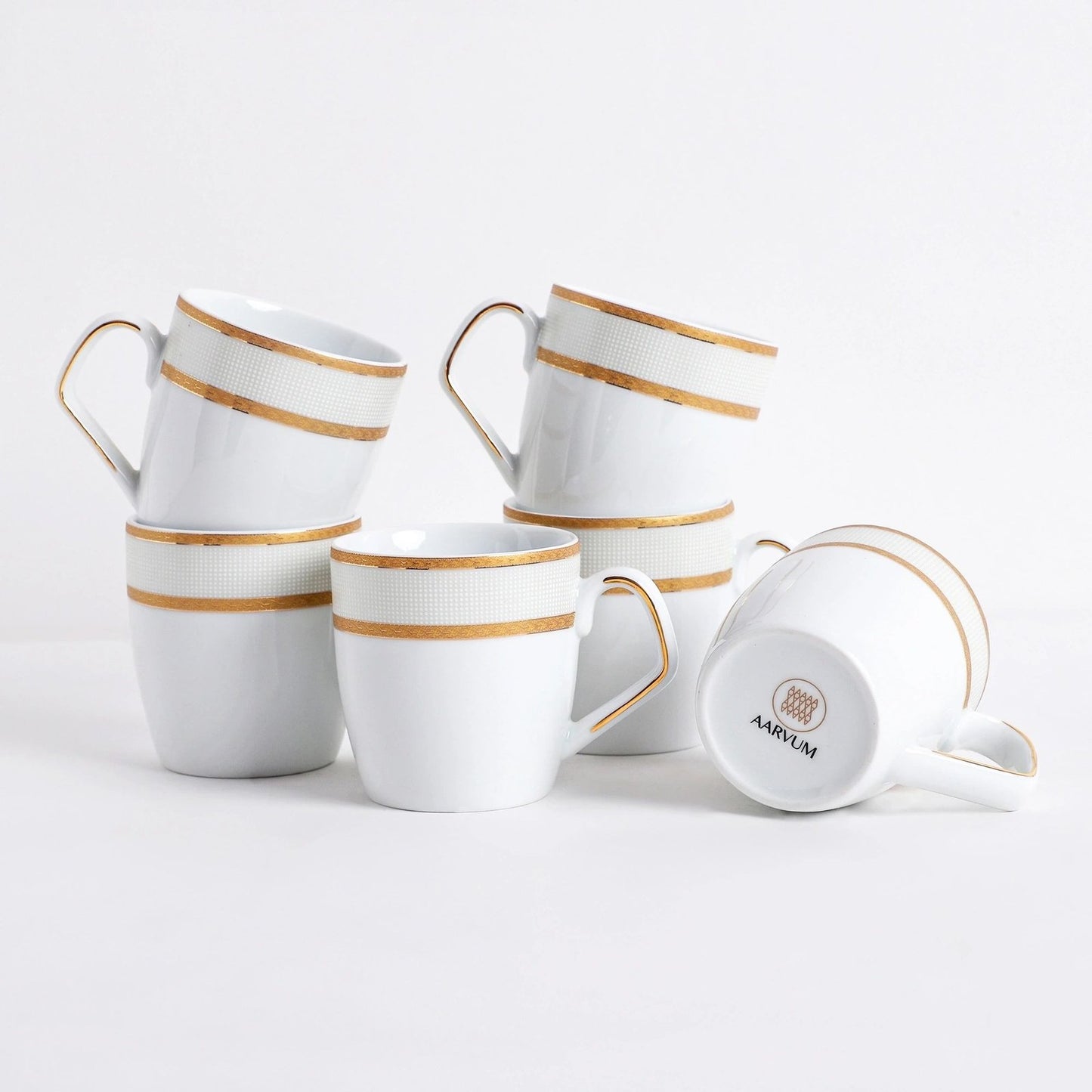 Golden Oasis Mug Set (6 Pcs)