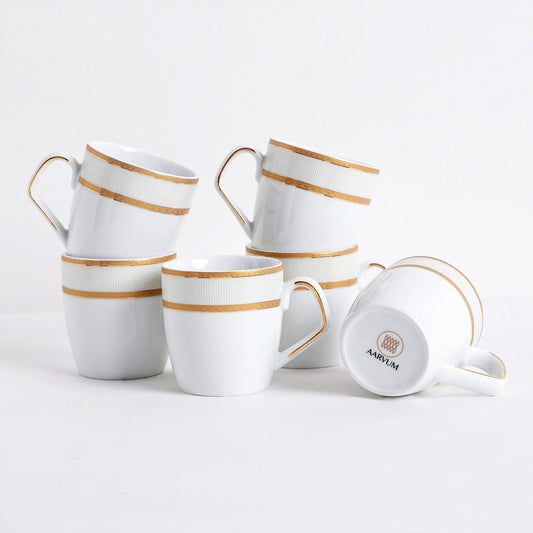 Golden Oasis Mug Set (6 Pcs)