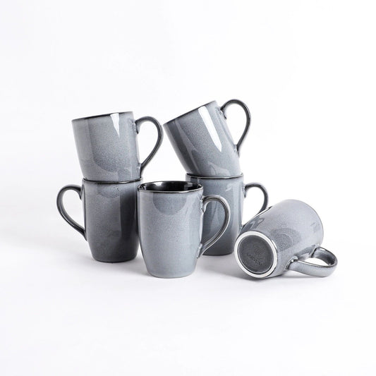 Black Eclipse Mug Set (6 Pcs)