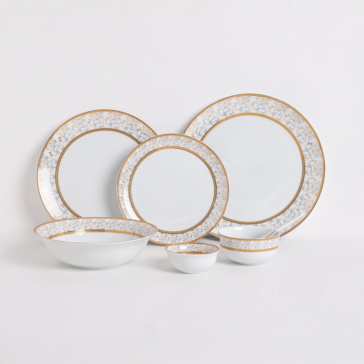 Golden Bouquet Dinner Set (33 Pcs)
