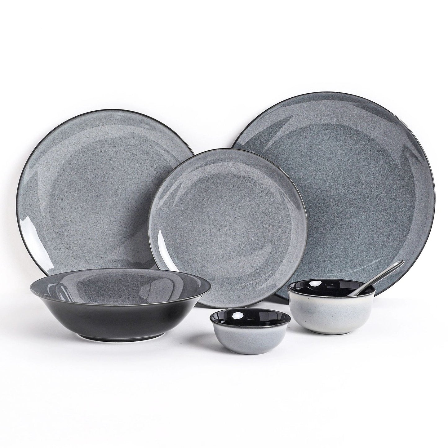 Black Eclipse Dinner Set (33 Pcs)