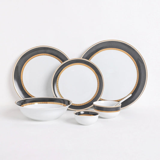 Golden Noir Dinner Set (33 Pcs)