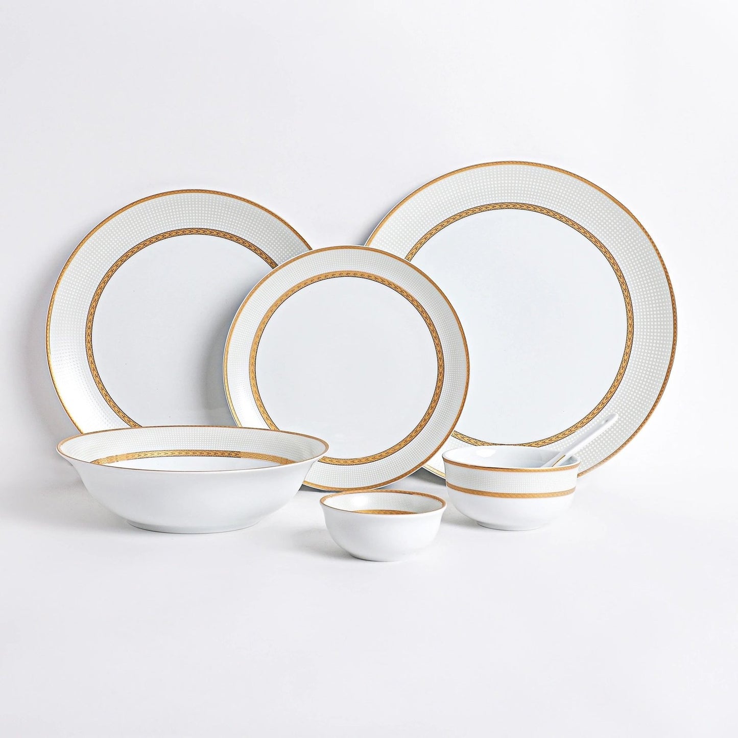 Golden Oasis Dinner Set (33 Pcs)