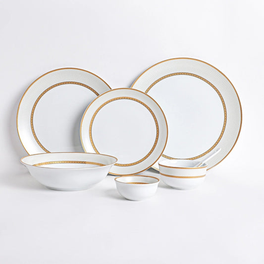 Golden Oasis Dinner Set (33 Pcs)