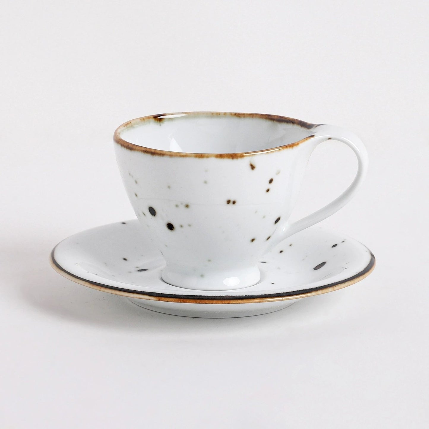 White Sapphire Cup & Saucer Set (12 Pcs)