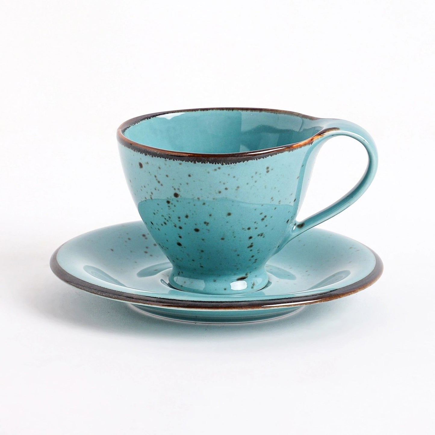 The Green Cascade Cup & Saucer Set (12 Pcs)
