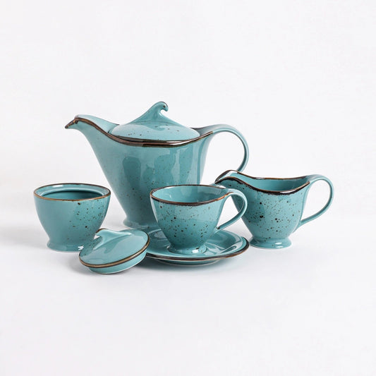 The Green Cascade Tea Set (17 Pcs)